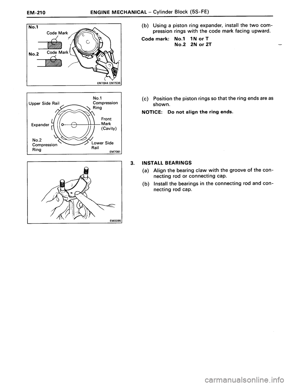 TOYOTA MR-2 1991  Factory Repair Manual 