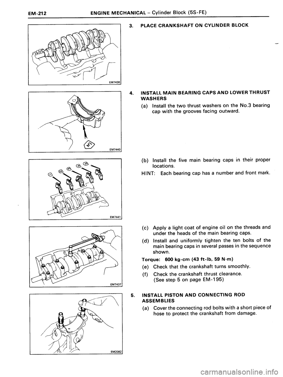 TOYOTA MR-2 1991  Factory Repair Manual 