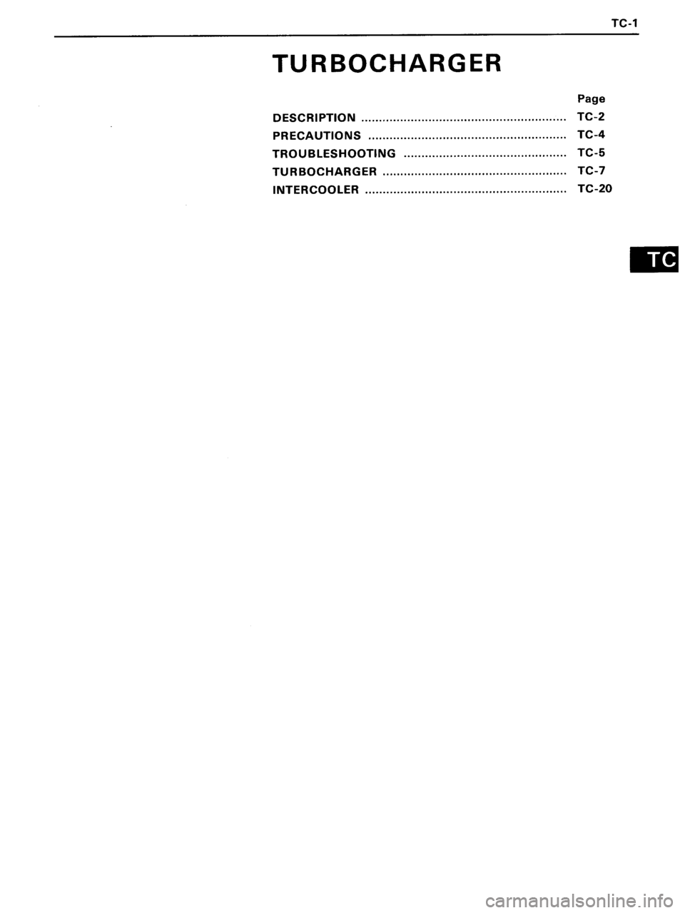 TOYOTA MR-2 1991  Factory Repair Manual 