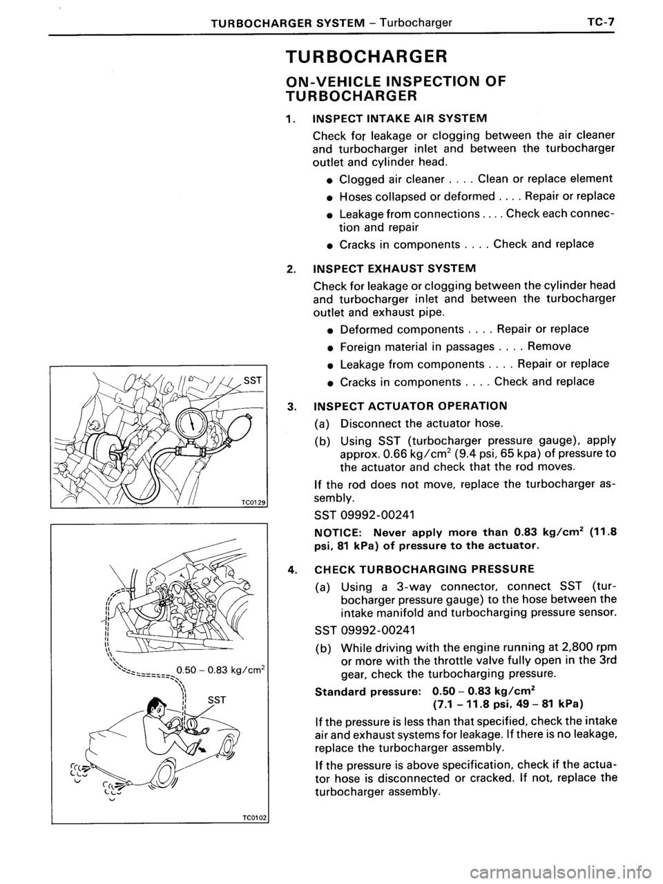 TOYOTA MR-2 1991  Factory Repair Manual 