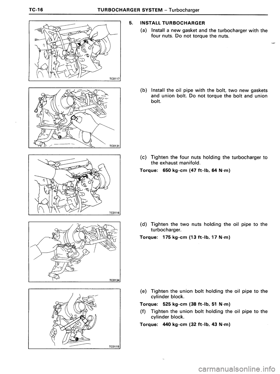 TOYOTA MR-2 1991  Factory Repair Manual 