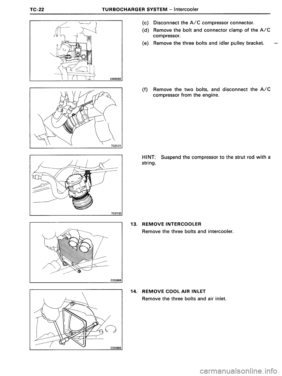 TOYOTA MR-2 1991  Factory Repair Manual 