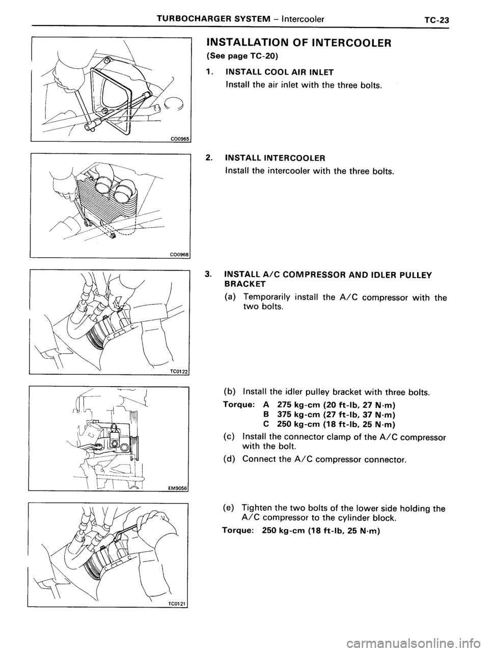 TOYOTA MR-2 1991  Factory Repair Manual 