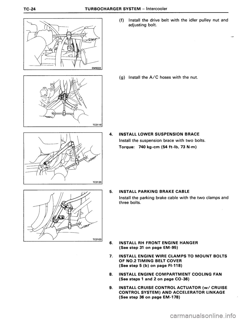 TOYOTA MR-2 1991  Factory Repair Manual 