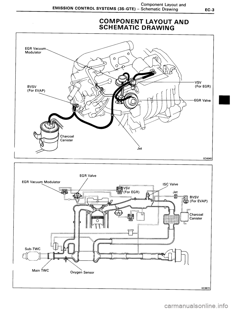 TOYOTA MR-2 1991  Factory Repair Manual 