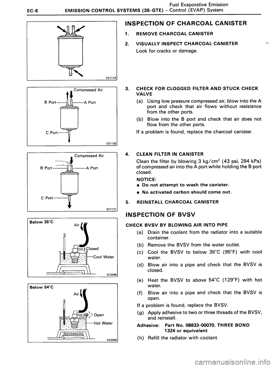 TOYOTA MR-2 1991  Factory Repair Manual 