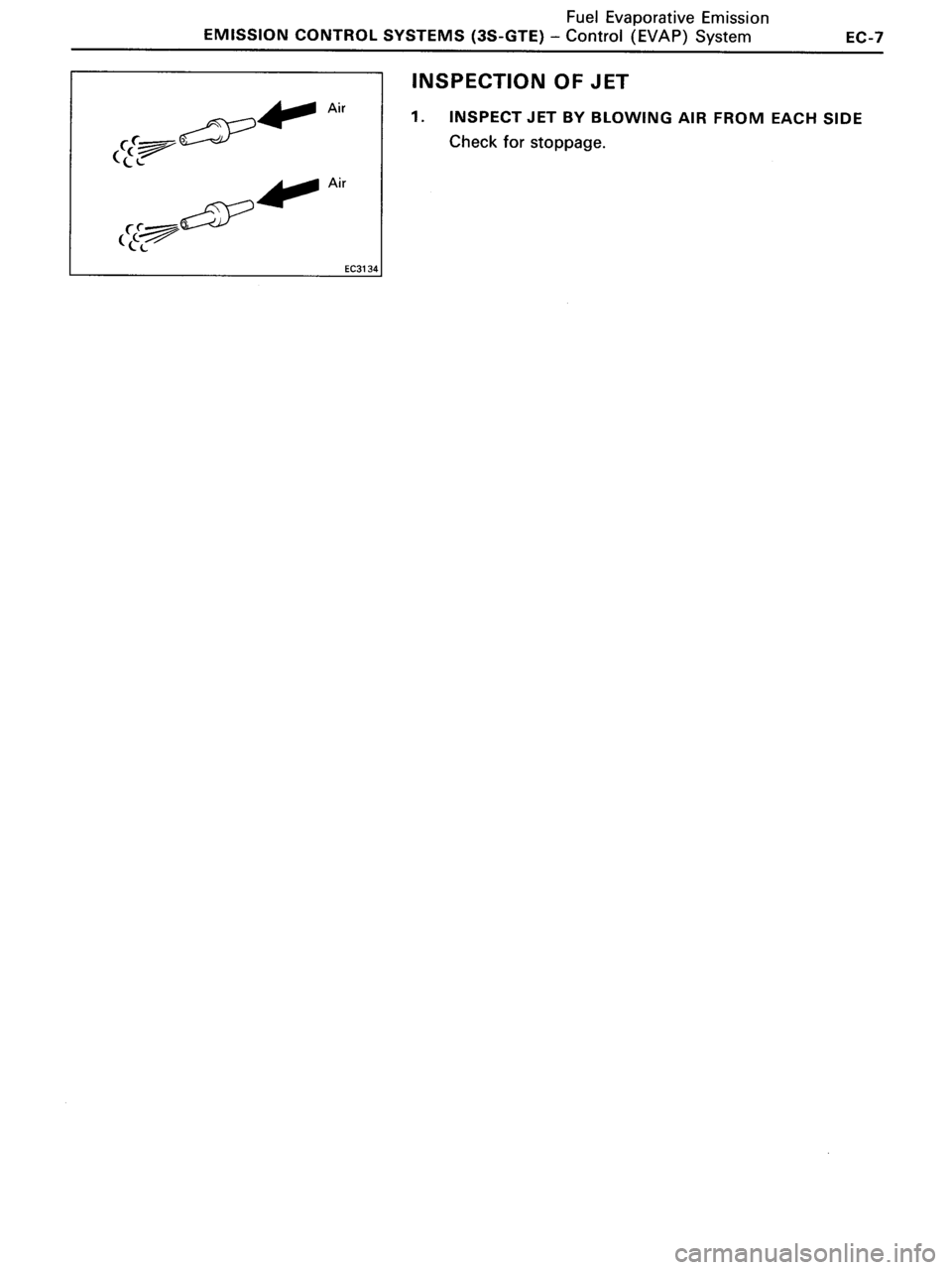 TOYOTA MR-2 1991  Factory Repair Manual 