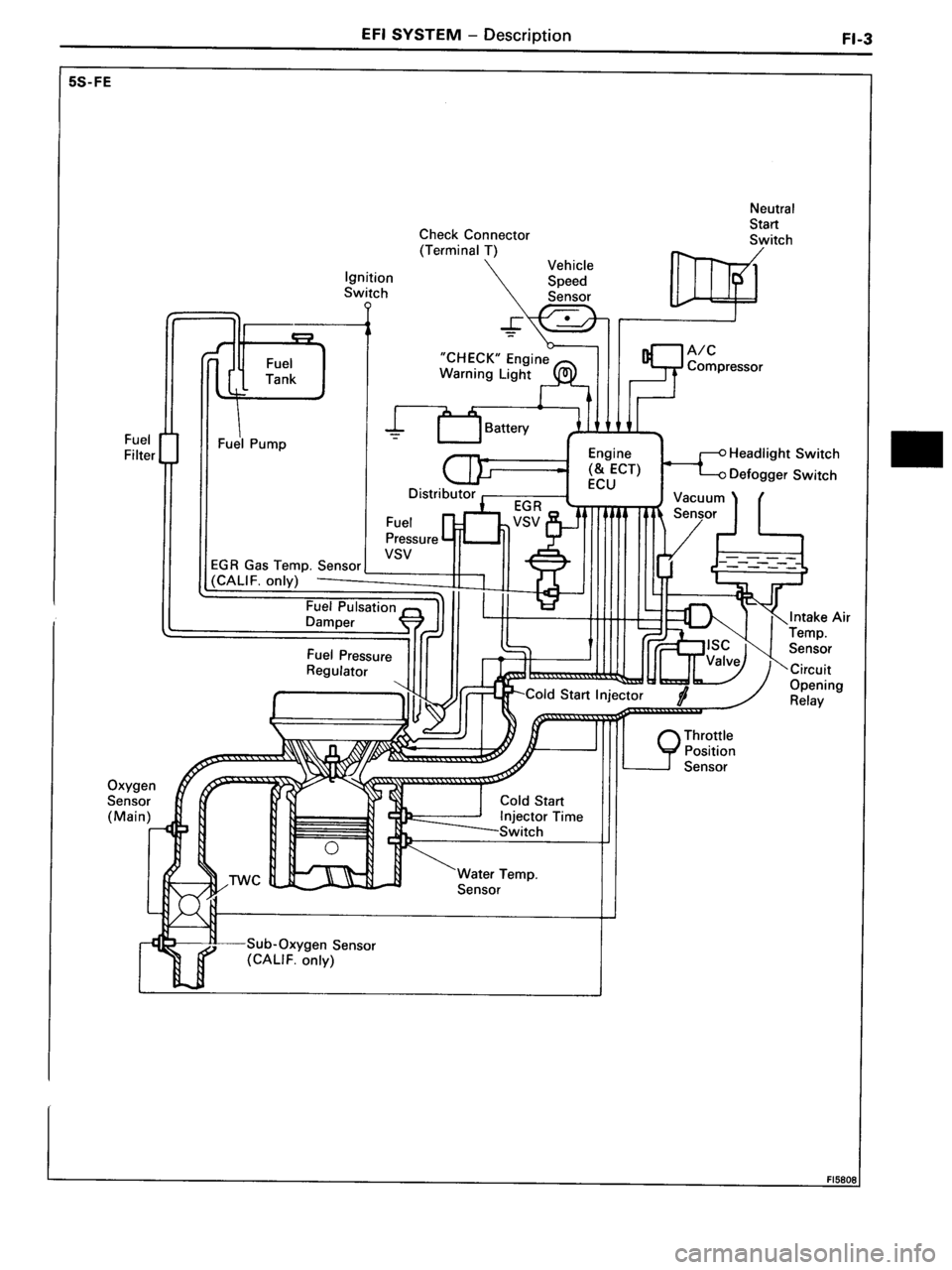 TOYOTA MR-2 1991  Factory Repair Manual 