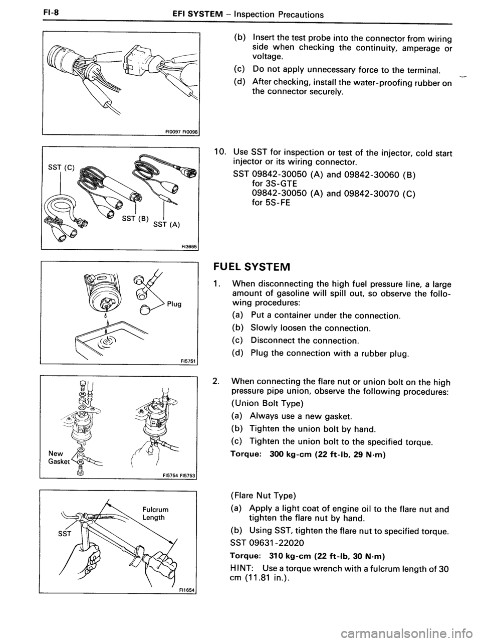 TOYOTA MR-2 1991  Factory Repair Manual 