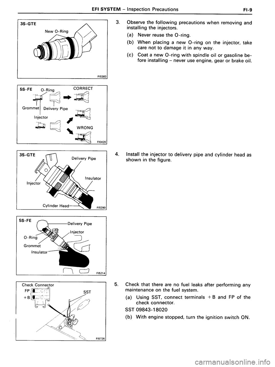 TOYOTA MR-2 1991  Factory Repair Manual 