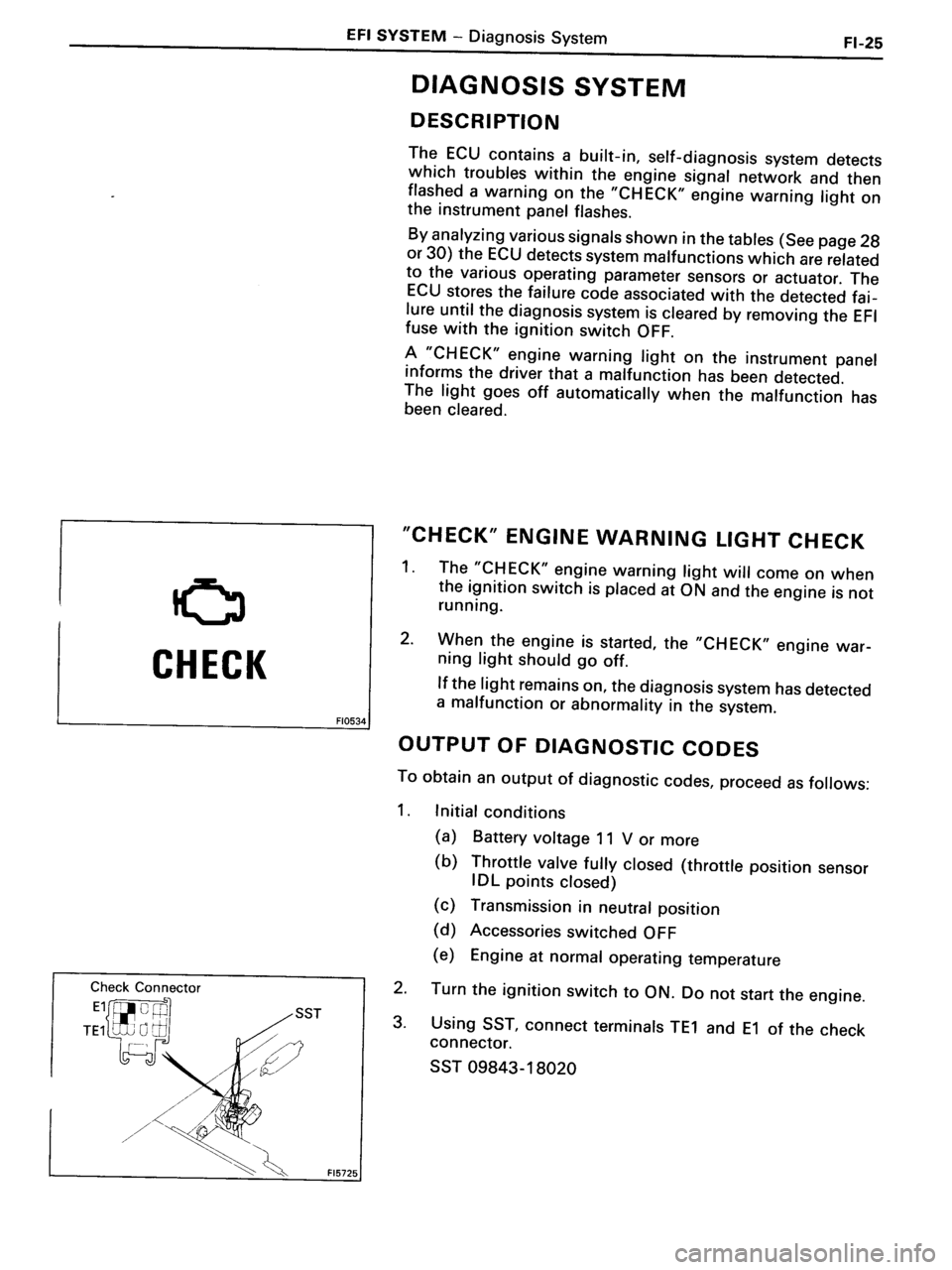 TOYOTA MR-2 1991  Factory Repair Manual 