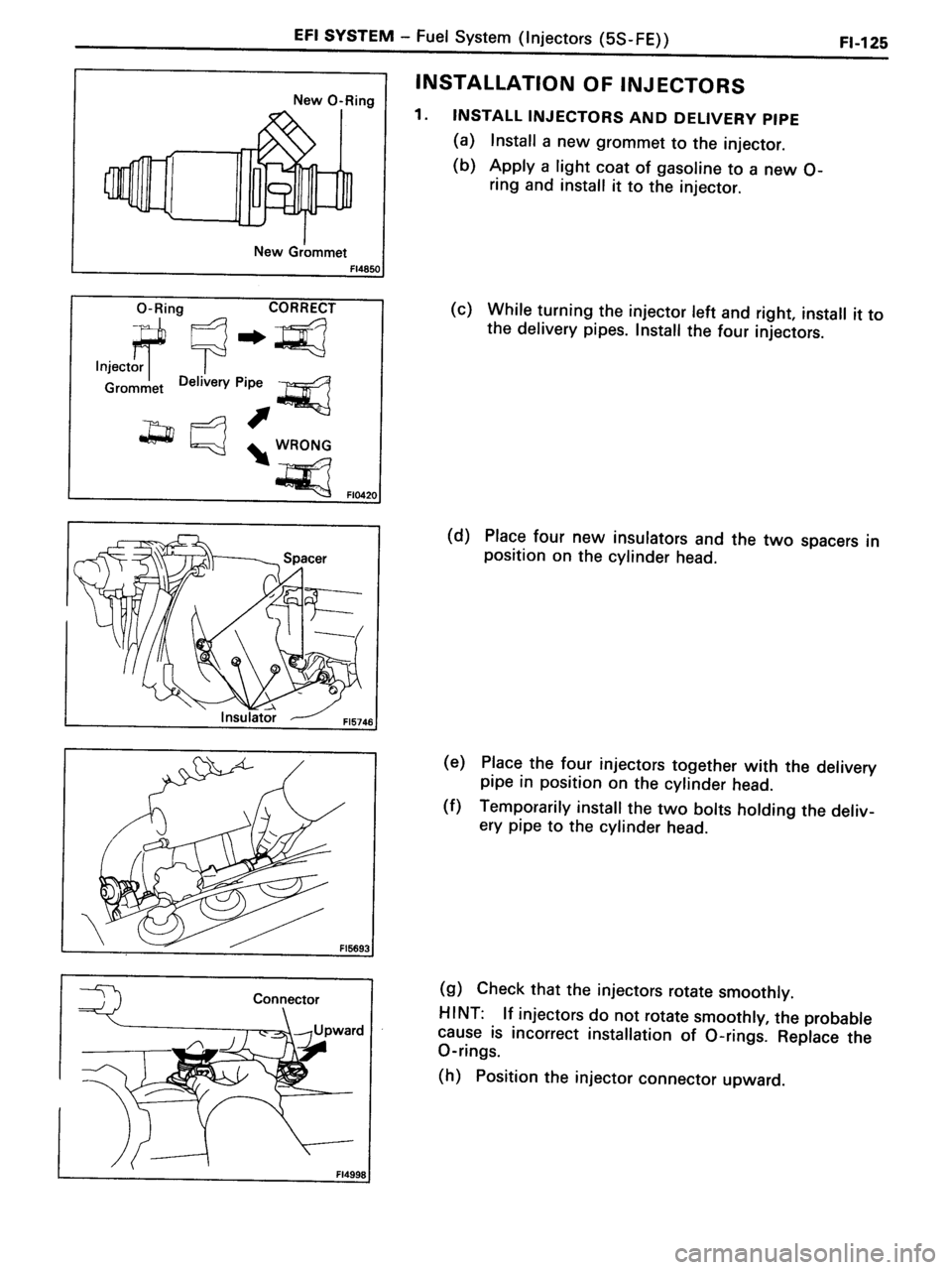 TOYOTA MR-2 1991  Factory Repair Manual 