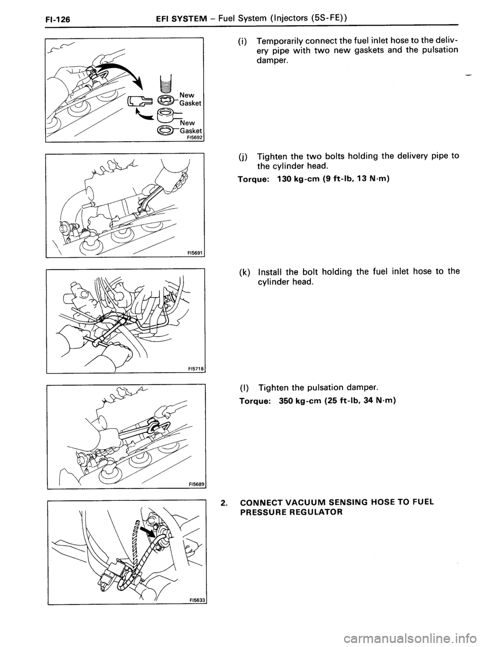 TOYOTA MR-2 1991  Factory Repair Manual 