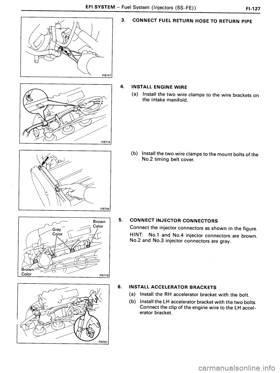 TOYOTA MR-2 1991  Factory Repair Manual 