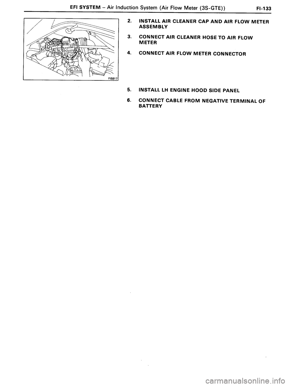 TOYOTA MR-2 1991  Factory Repair Manual 