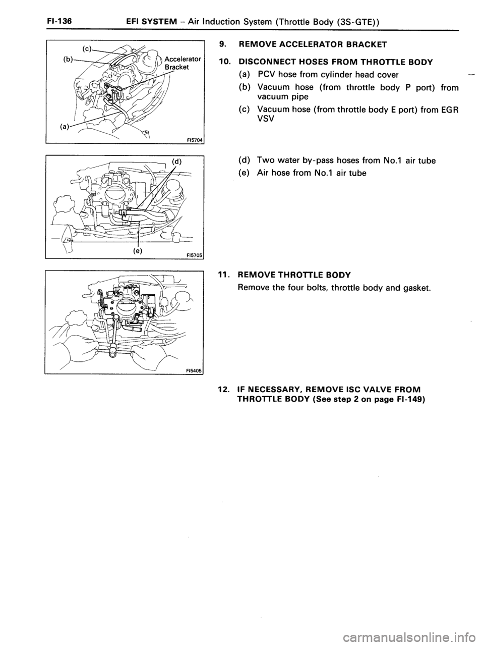 TOYOTA MR-2 1991  Factory Repair Manual 