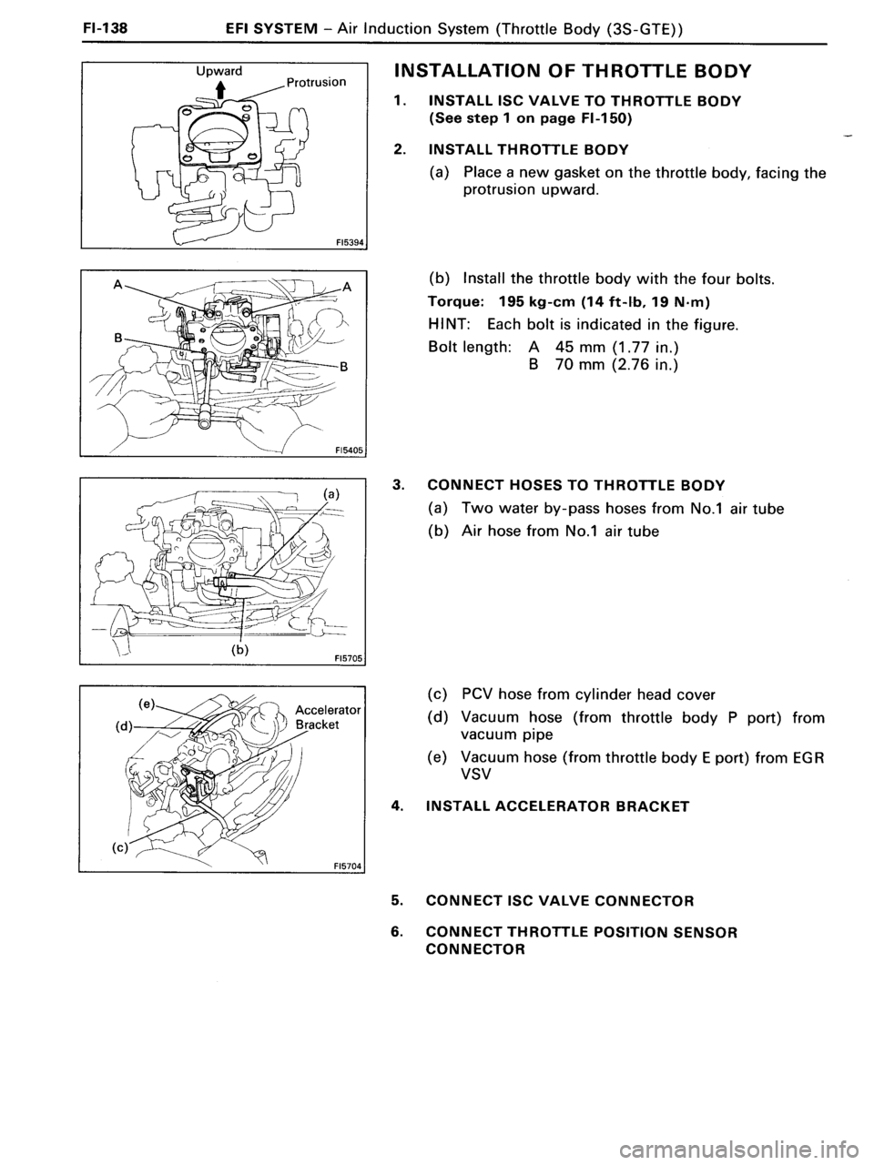 TOYOTA MR-2 1991  Factory Repair Manual 