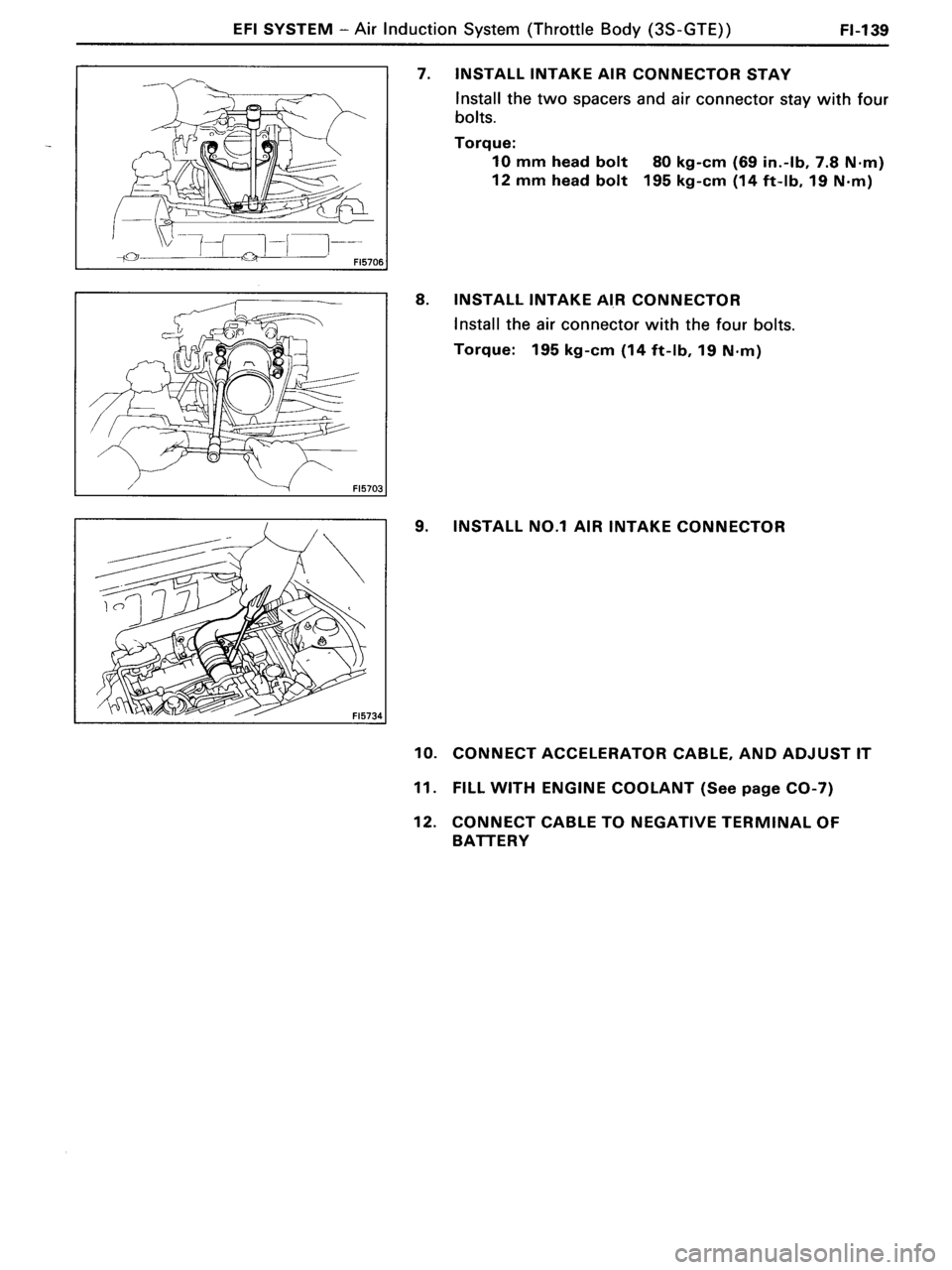 TOYOTA MR-2 1991  Factory Repair Manual 