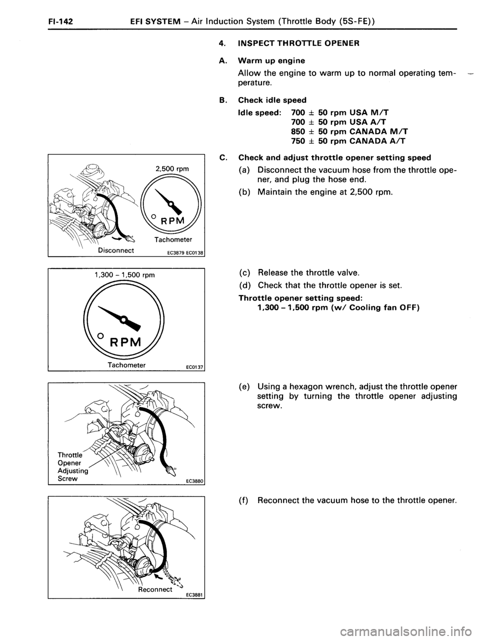 TOYOTA MR-2 1991  Factory Repair Manual 