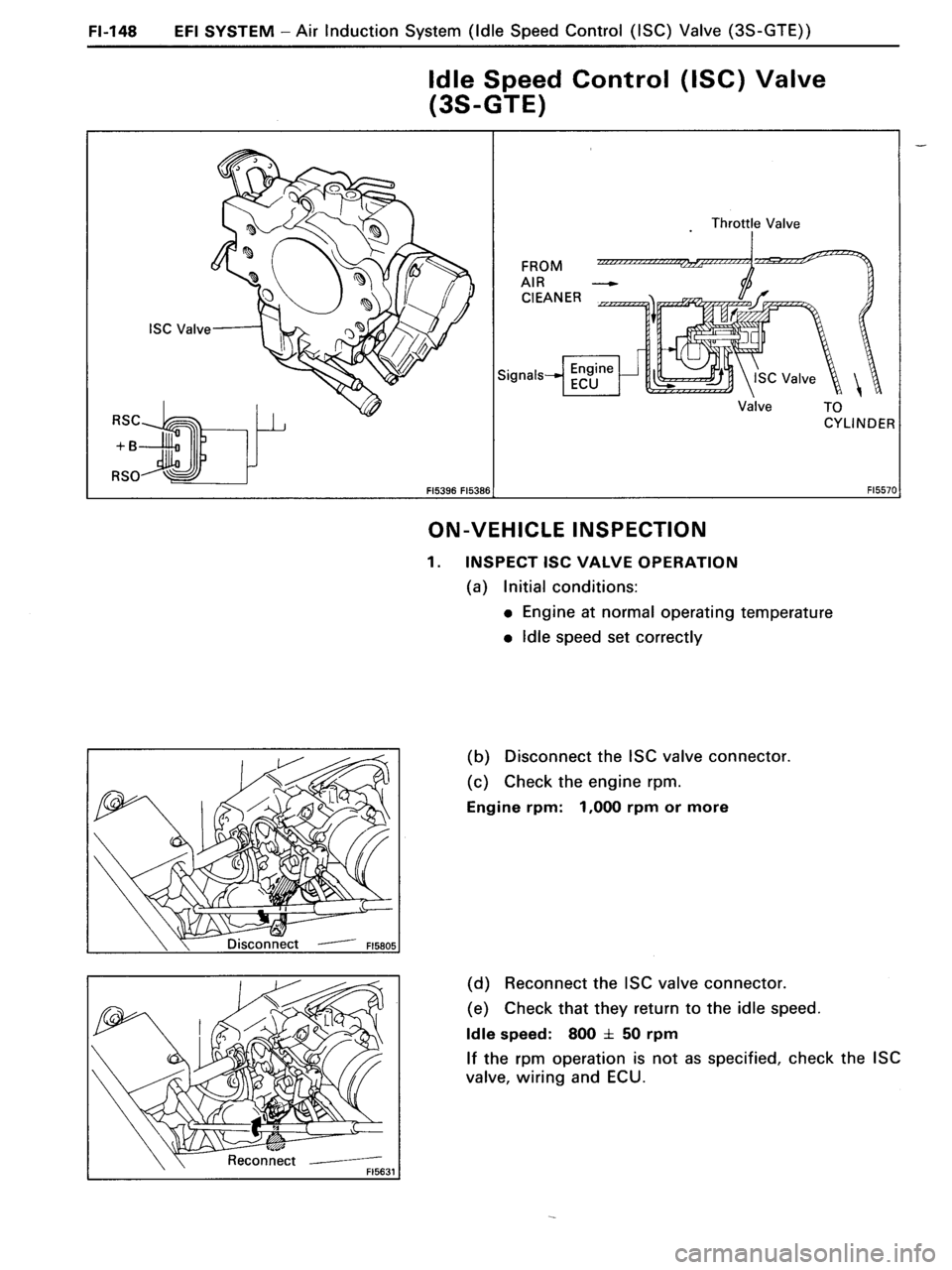 TOYOTA MR-2 1991  Factory Repair Manual 