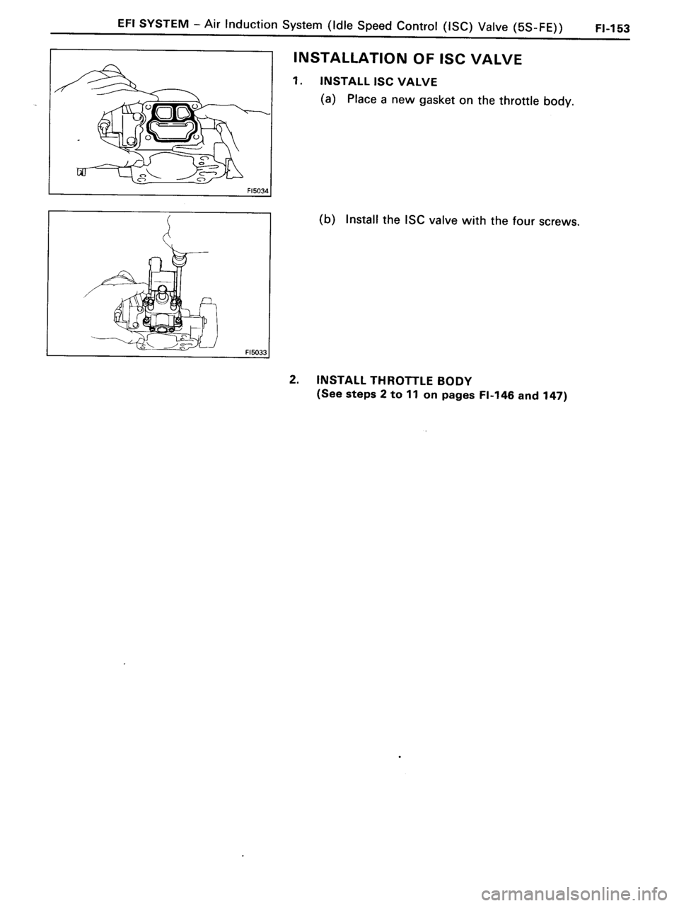 TOYOTA MR-2 1991  Factory Repair Manual 