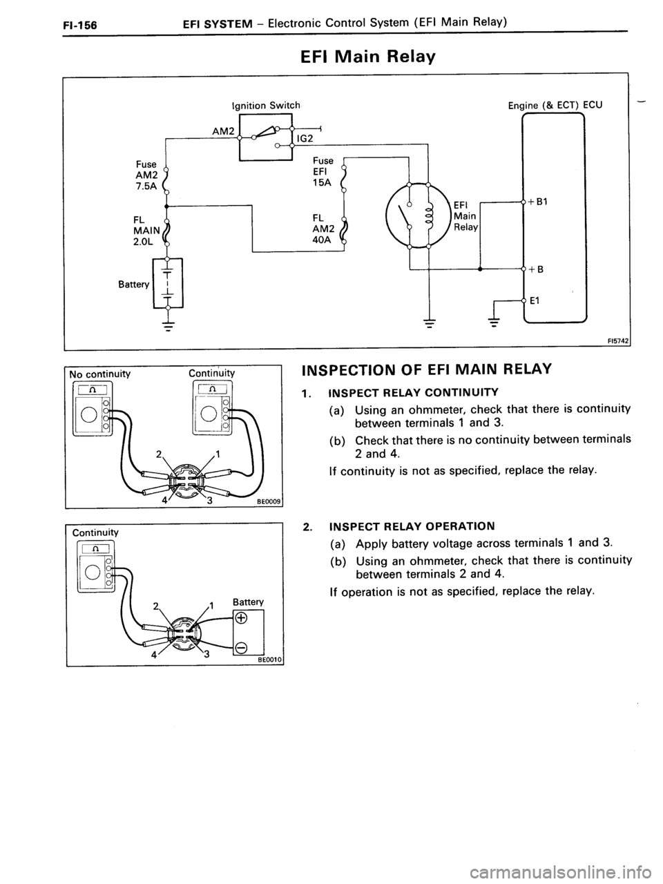 TOYOTA MR-2 1991  Factory Repair Manual 