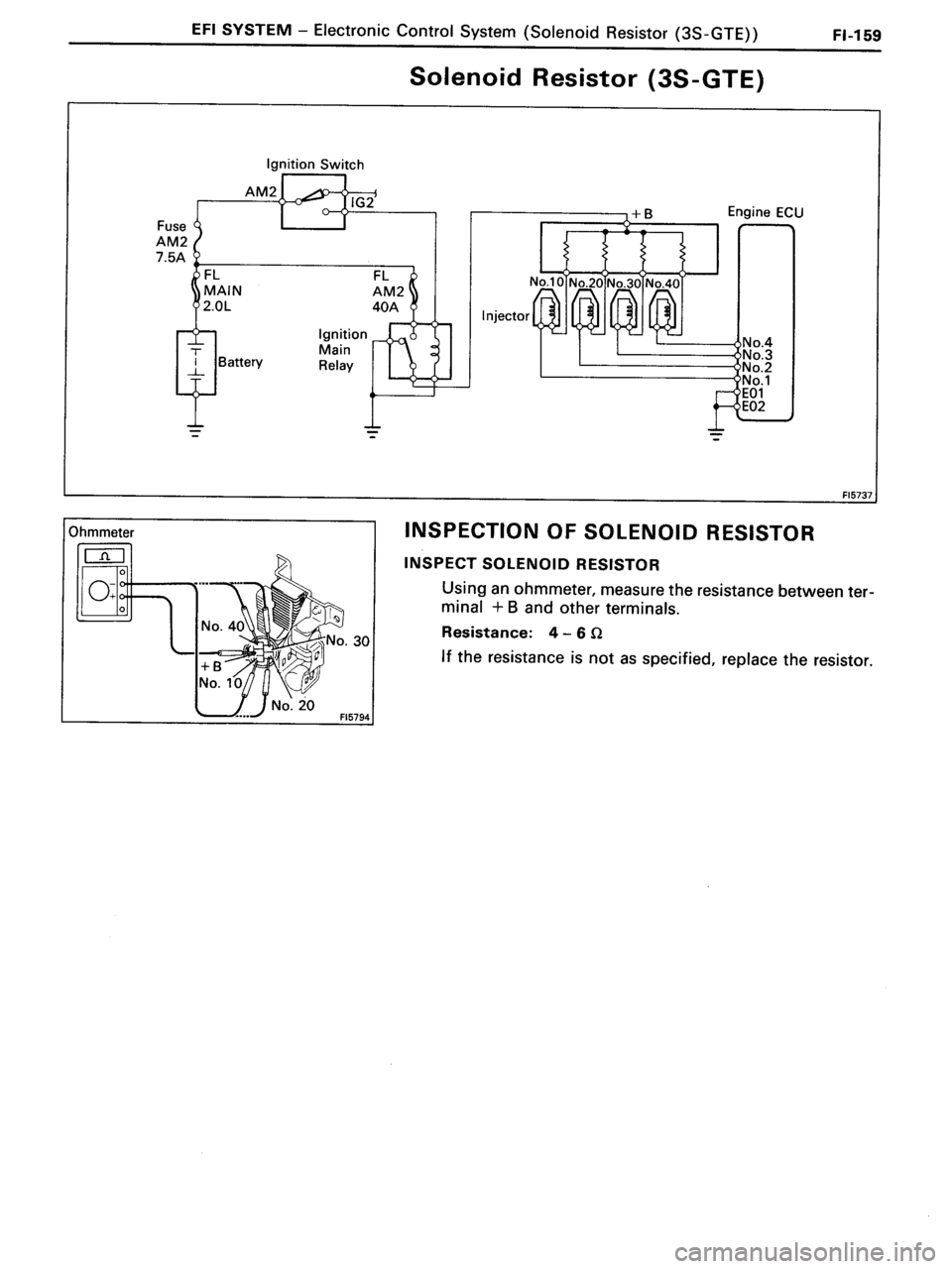TOYOTA MR-2 1991  Factory Repair Manual 