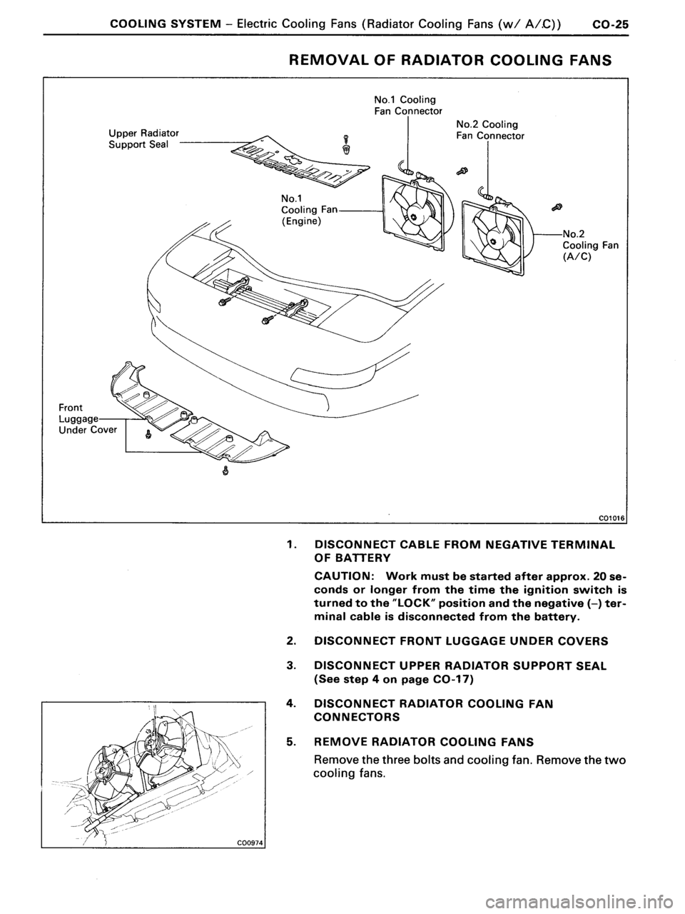 TOYOTA MR-2 1991  Factory Repair Manual 