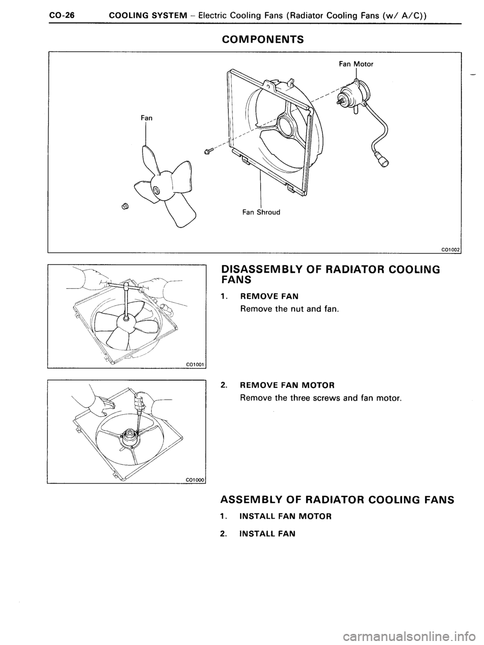 TOYOTA MR-2 1991  Factory Repair Manual 