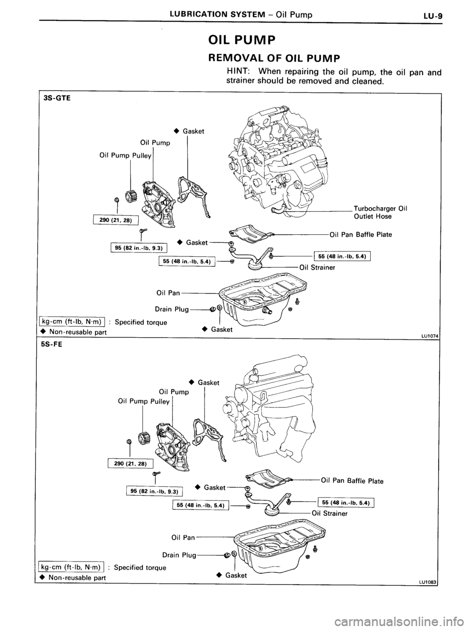 TOYOTA MR-2 1991  Factory Repair Manual 