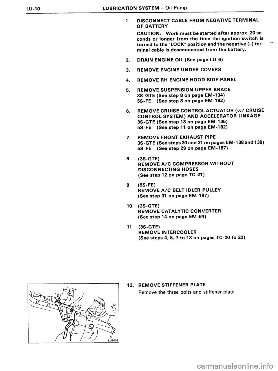 TOYOTA MR-2 1991  Factory Repair Manual 