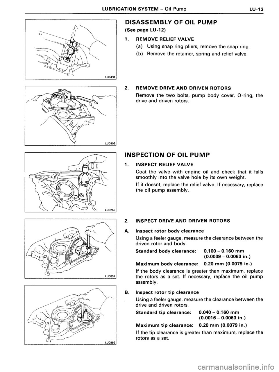 TOYOTA MR-2 1991  Factory Repair Manual 