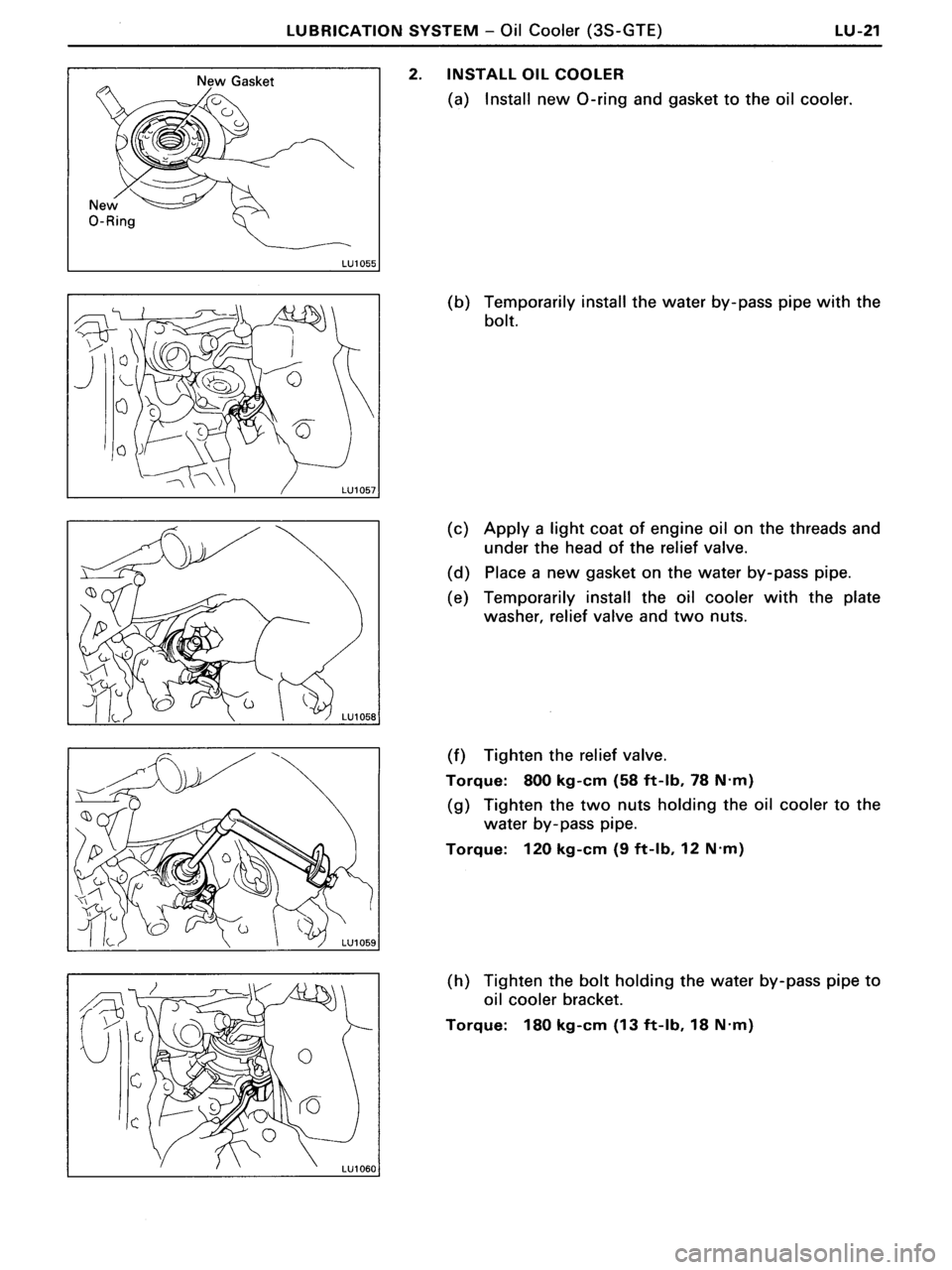 TOYOTA MR-2 1991  Factory Repair Manual 