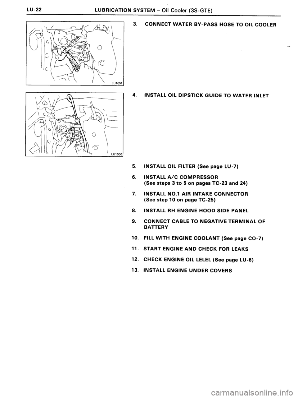 TOYOTA MR-2 1991  Factory Repair Manual 