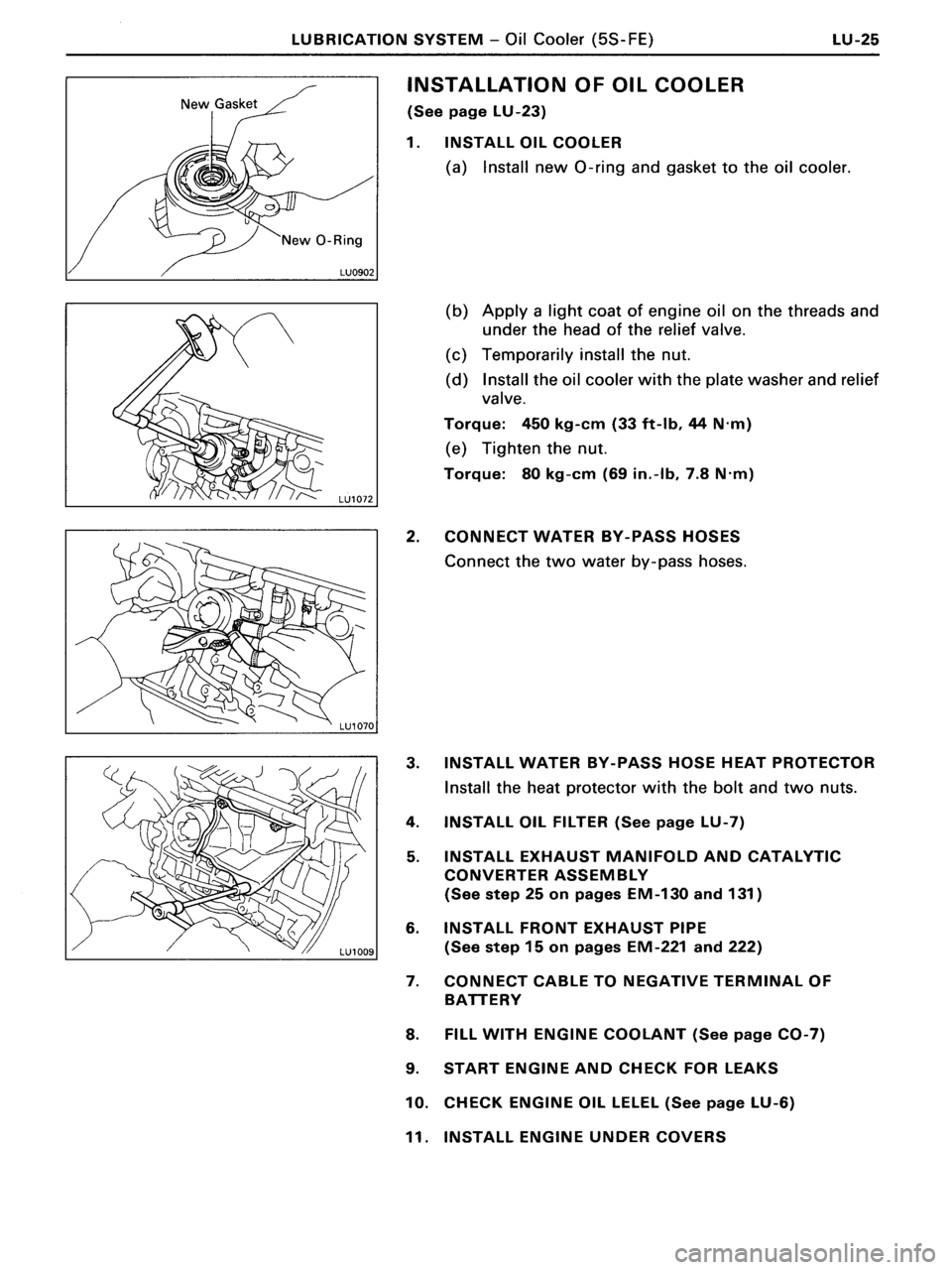TOYOTA MR-2 1991  Factory Repair Manual 