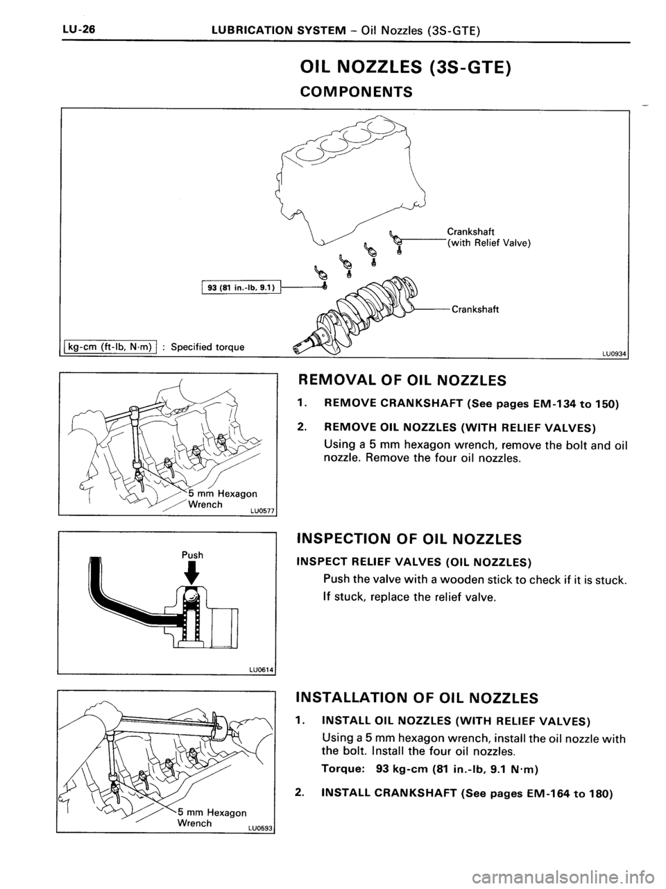 TOYOTA MR-2 1991  Factory Repair Manual 