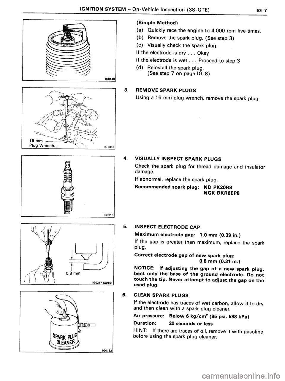TOYOTA MR-2 1991  Factory Repair Manual 