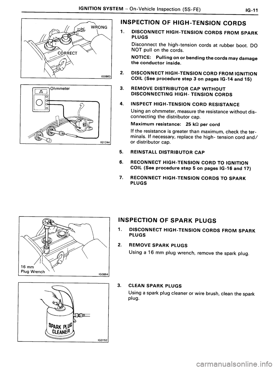 TOYOTA MR-2 1991  Factory Repair Manual 