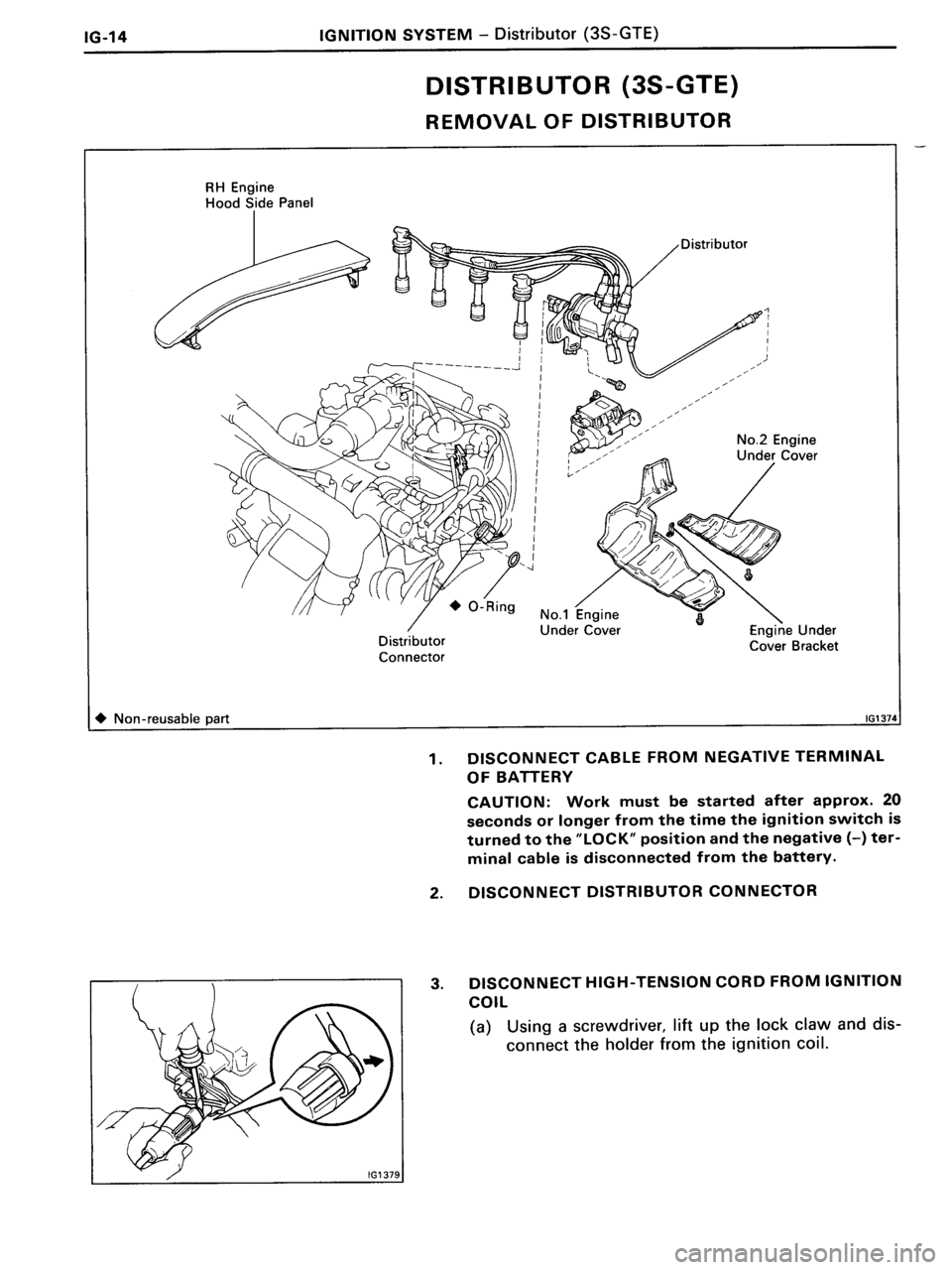 TOYOTA MR-2 1991  Factory Repair Manual 