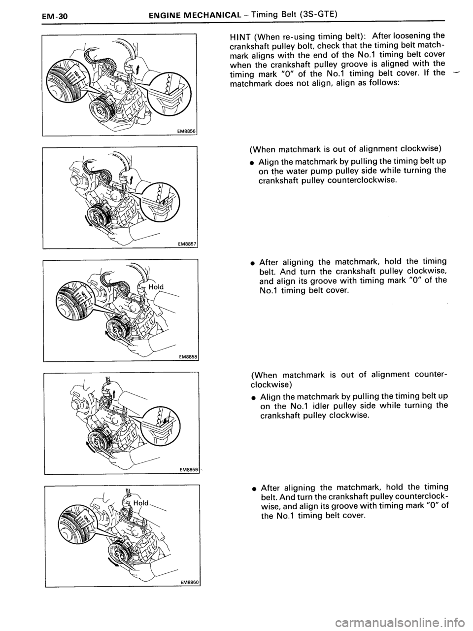TOYOTA MR-2 1991  Factory Repair Manual 