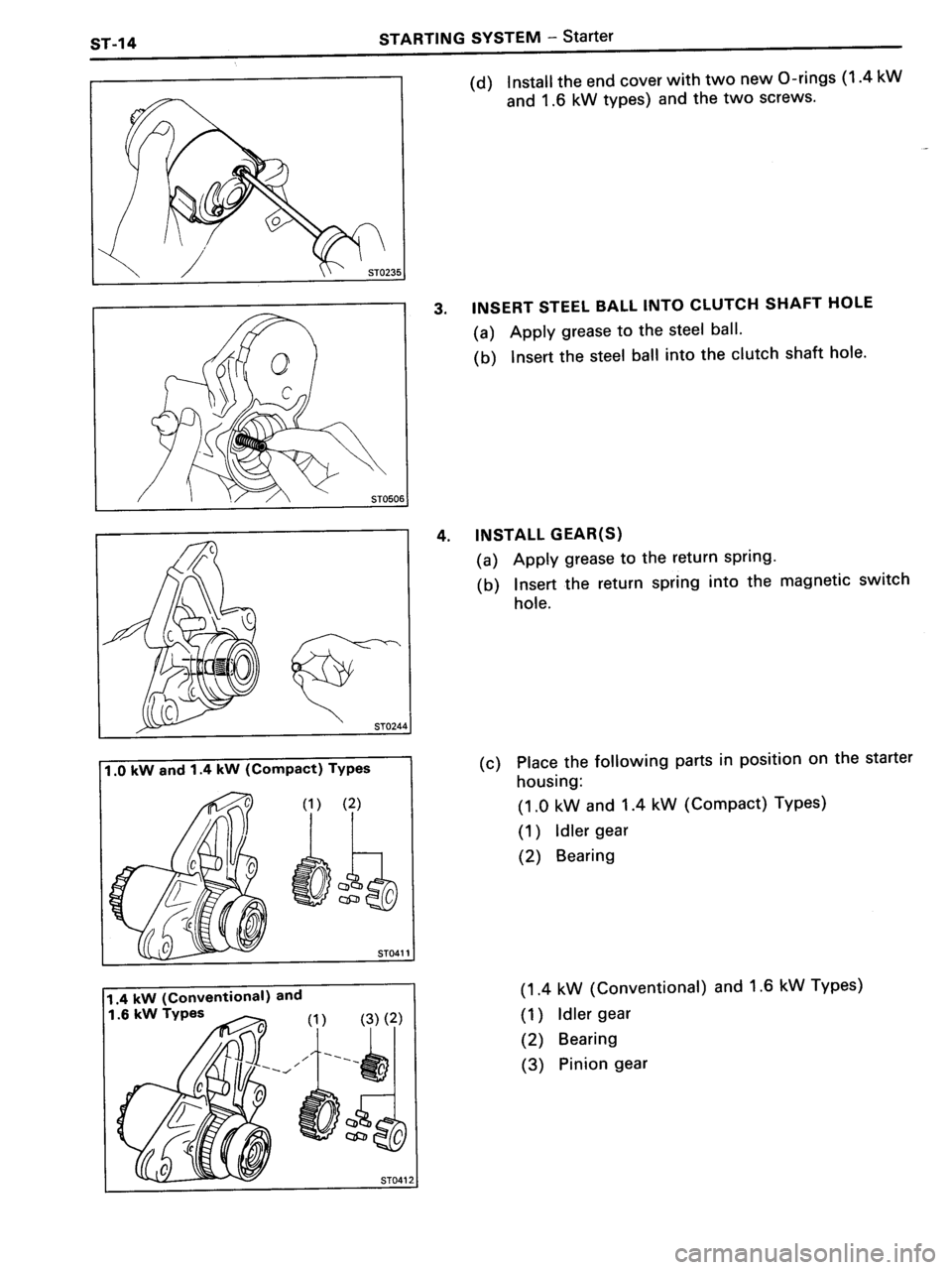 TOYOTA MR-2 1991  Factory Repair Manual 