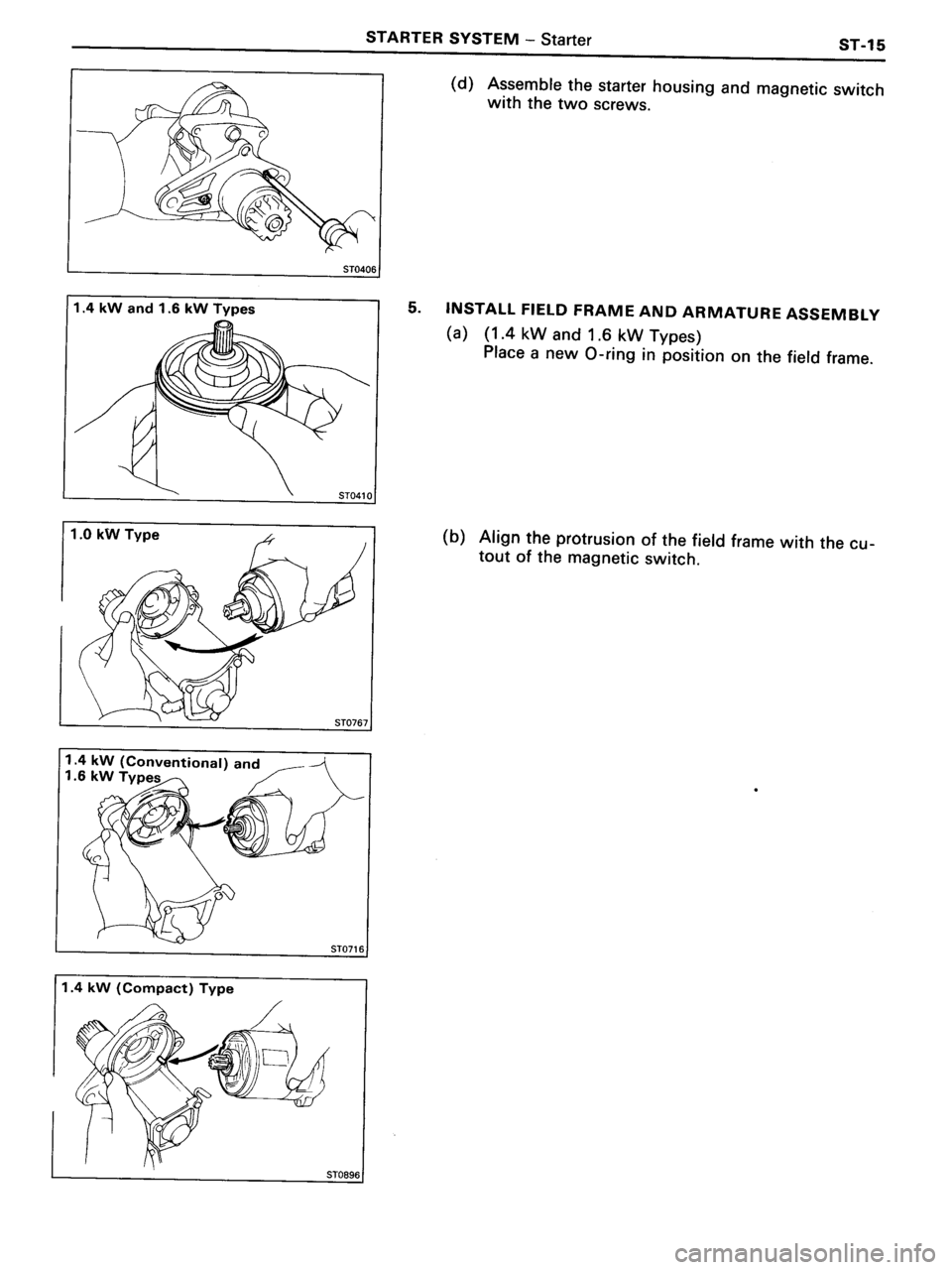 TOYOTA MR-2 1991  Factory Repair Manual 