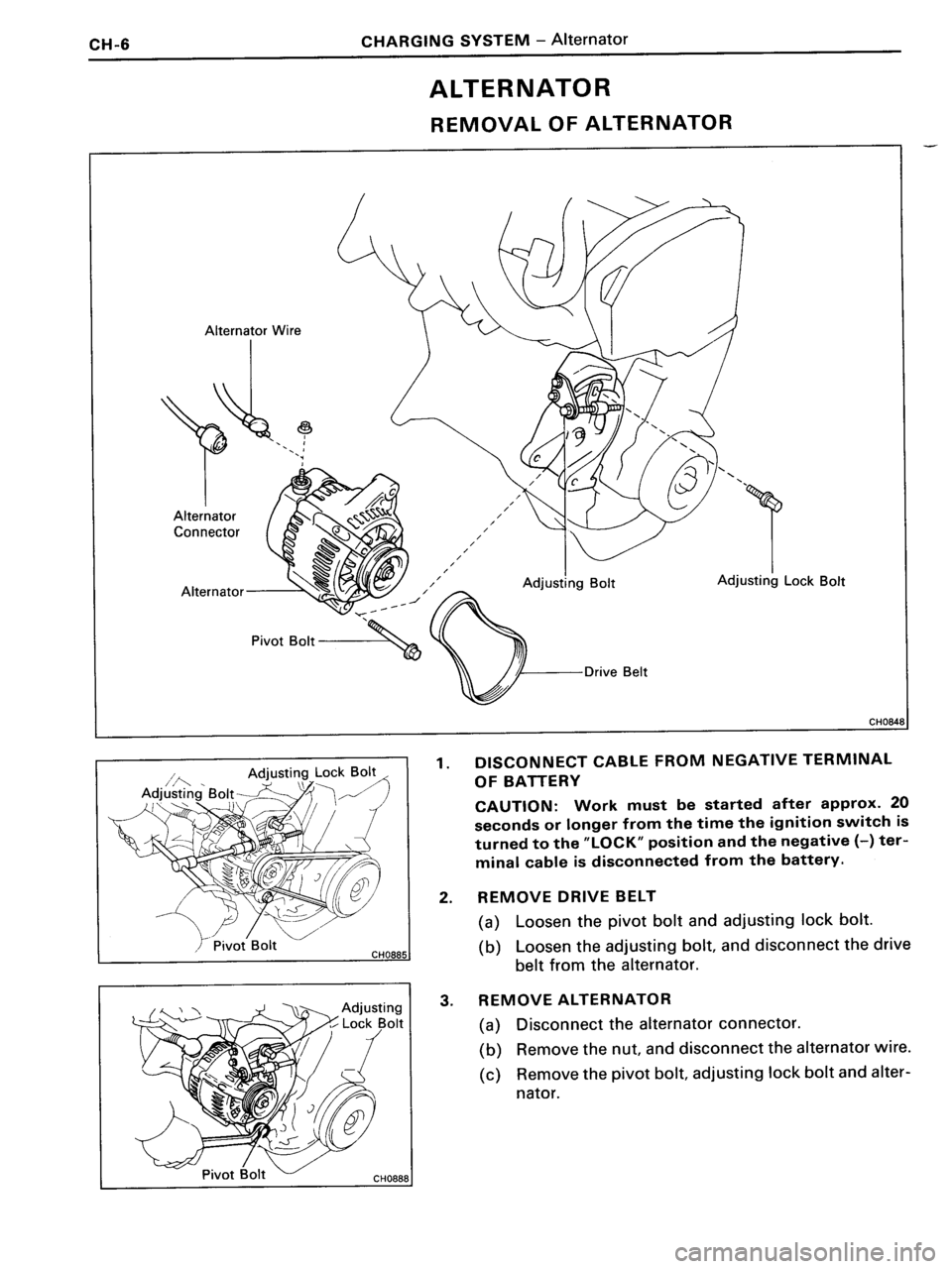 TOYOTA MR-2 1991  Factory Repair Manual 