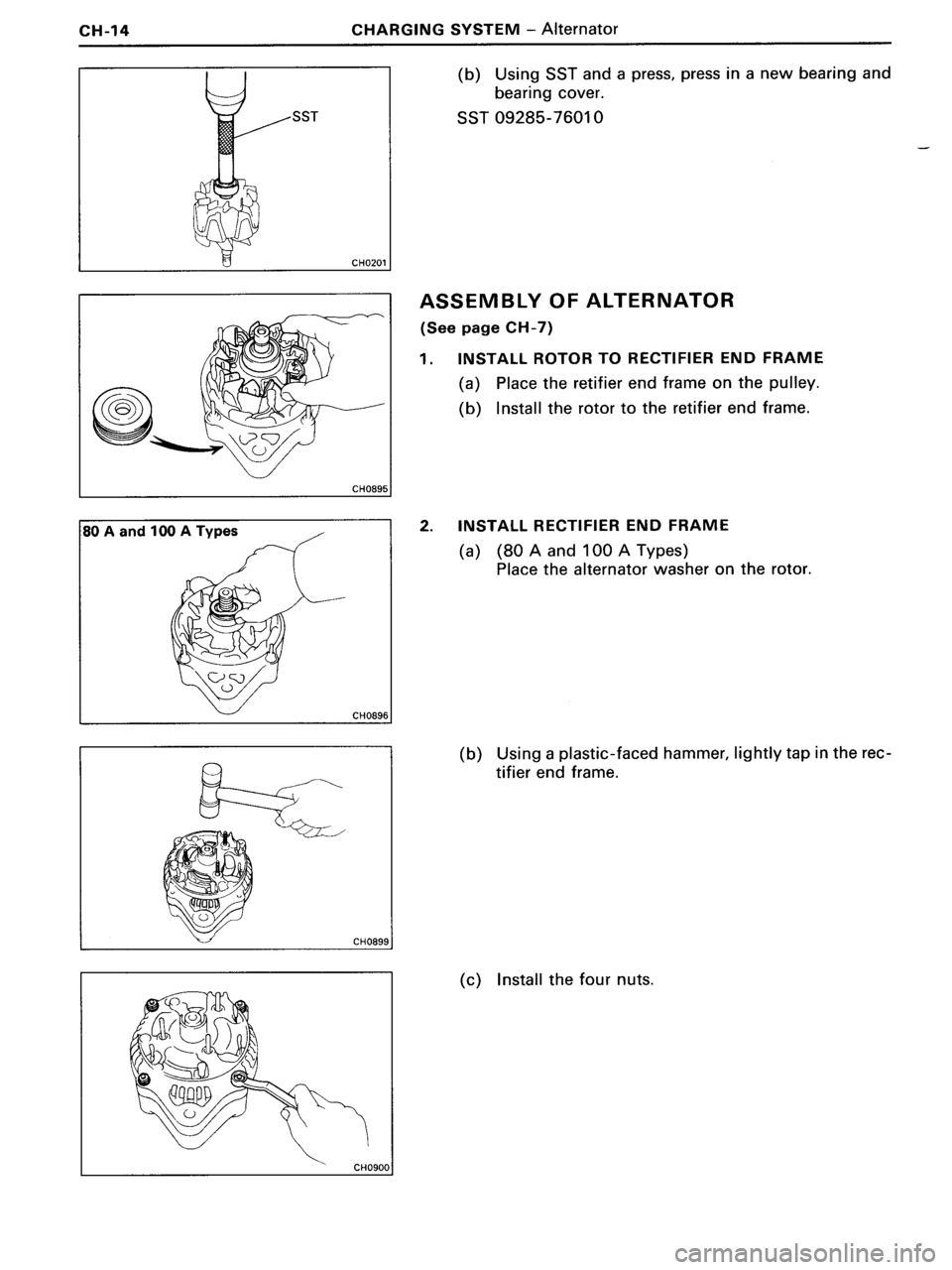 TOYOTA MR-2 1991  Factory Repair Manual 