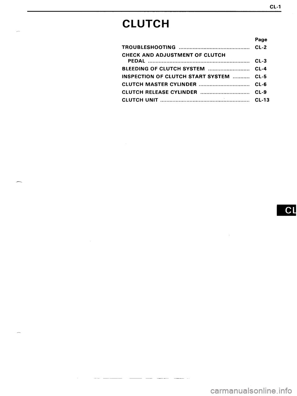 TOYOTA MR-2 1991  Factory Repair Manual 