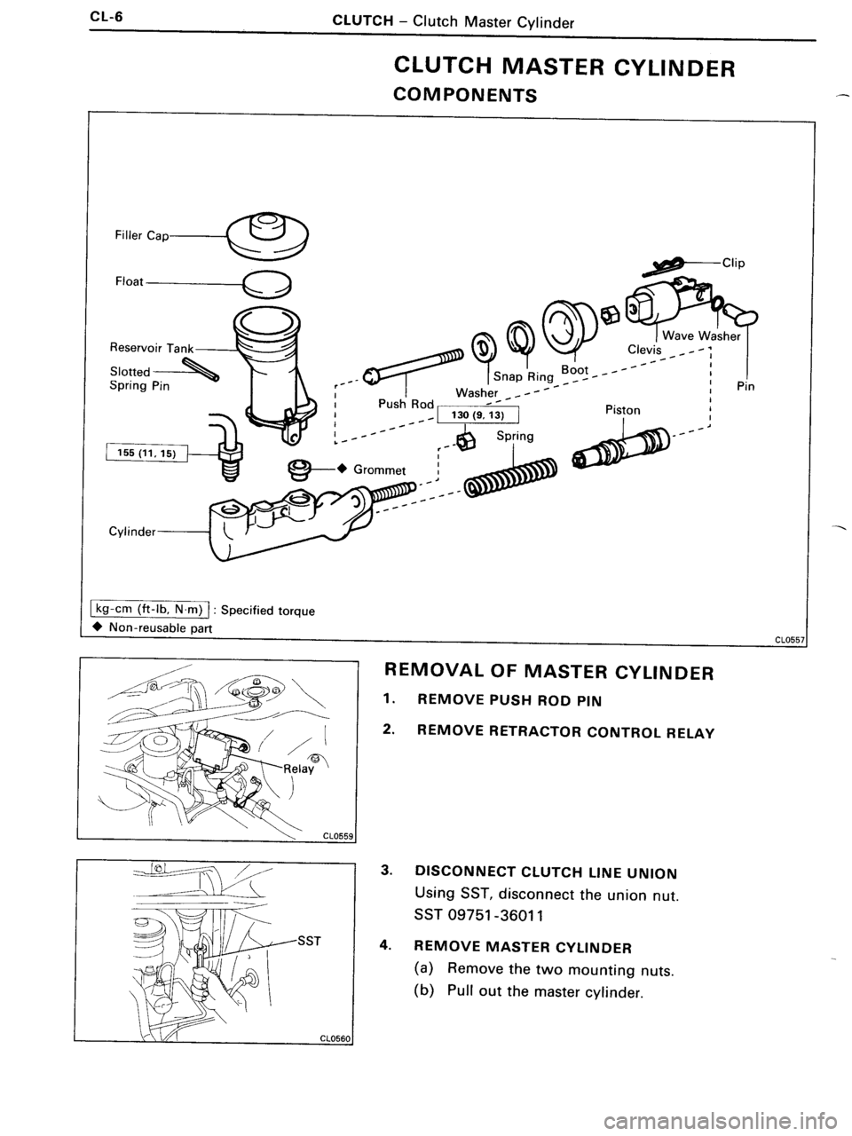 TOYOTA MR-2 1991  Factory Repair Manual 