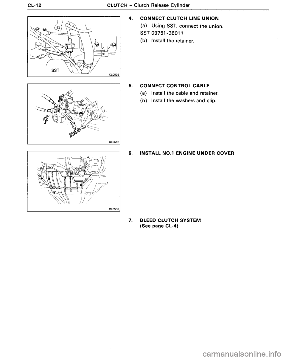 TOYOTA MR-2 1991  Factory Repair Manual 
