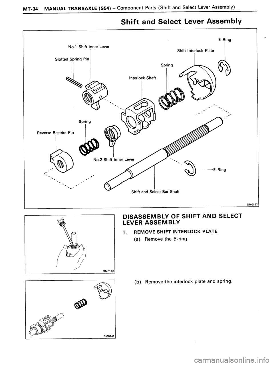 TOYOTA MR-2 1991  Factory Repair Manual 