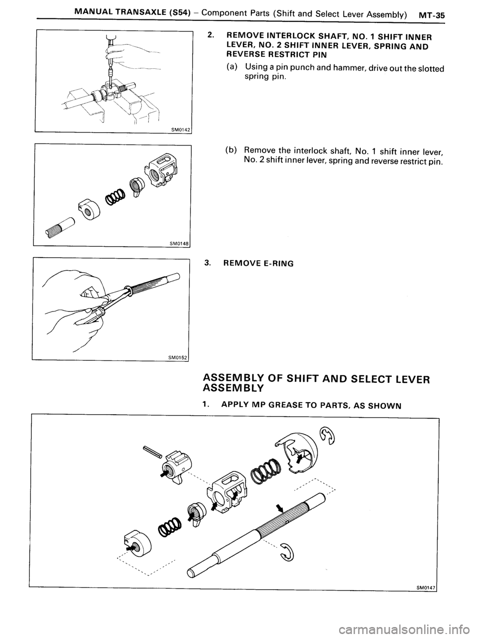 TOYOTA MR-2 1991  Factory Repair Manual 