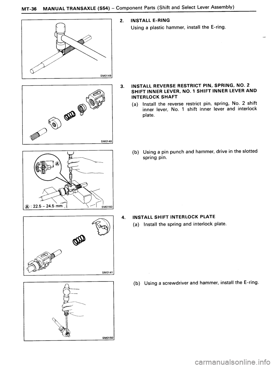 TOYOTA MR-2 1991  Factory Repair Manual 